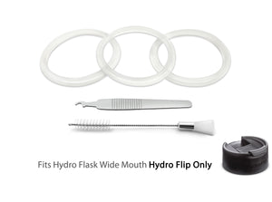 Hydro Flask Wide Mouth Compatible Gaskets (3 pack + tools)